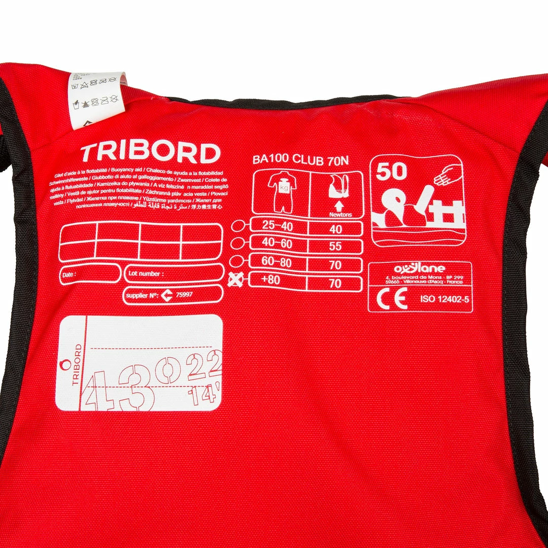 Itiwit Sailing Buoyancy Vest For Use On A Dinghy Catamaran Or Kayak BA100 70 N