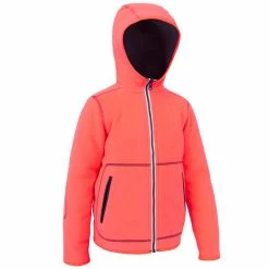 Tribord Kids' Warm Reversible Sailing Fleece 500 - Blue Ocean Navy