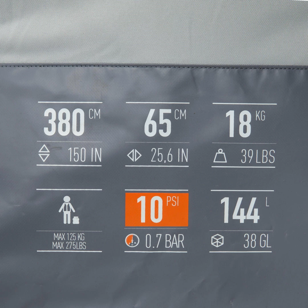 Itiwit X500 Inflatable Full Dropstich High Pressure Adventure Kayak 1 Person 275lb Kayaking