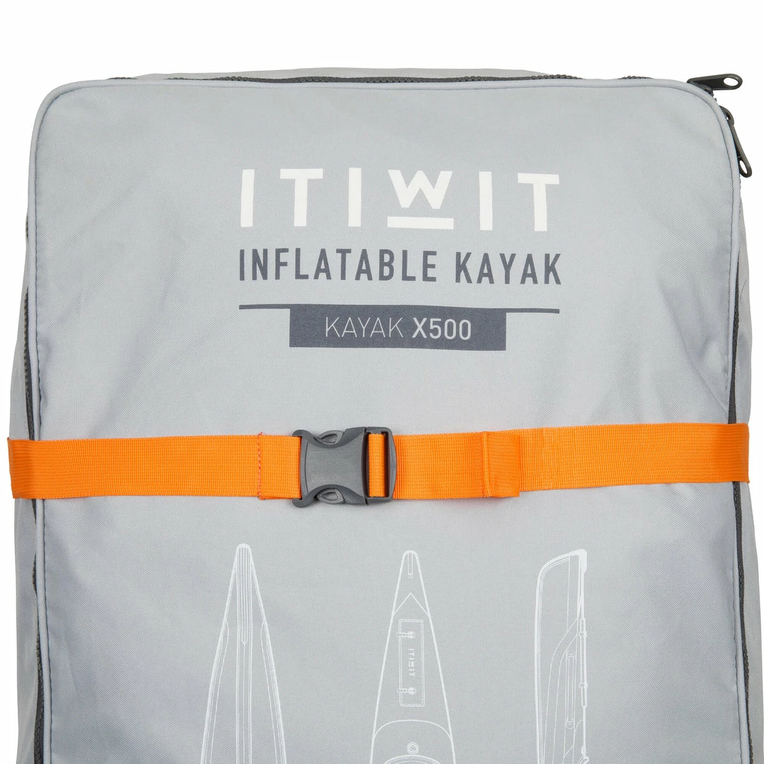 Itiwit X500 Inflatable Full Dropstich High Pressure Adventure Kayak 1 Person 275lb Kayaking