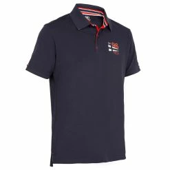 Tribord 100 Men's Sailing Polo Shirt - Dark Blue