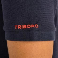Tribord 100 Men's Sailing Polo Shirt - Dark Blue